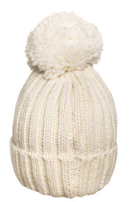 Mad Wave Bere Knit Beanie Pom-Pom Beyaz - 2
