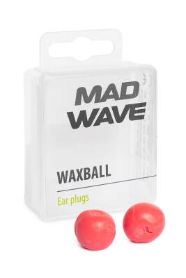 Mad Wave Waxball Hipoalerjenik Kulak Tıkacı Kırmızı